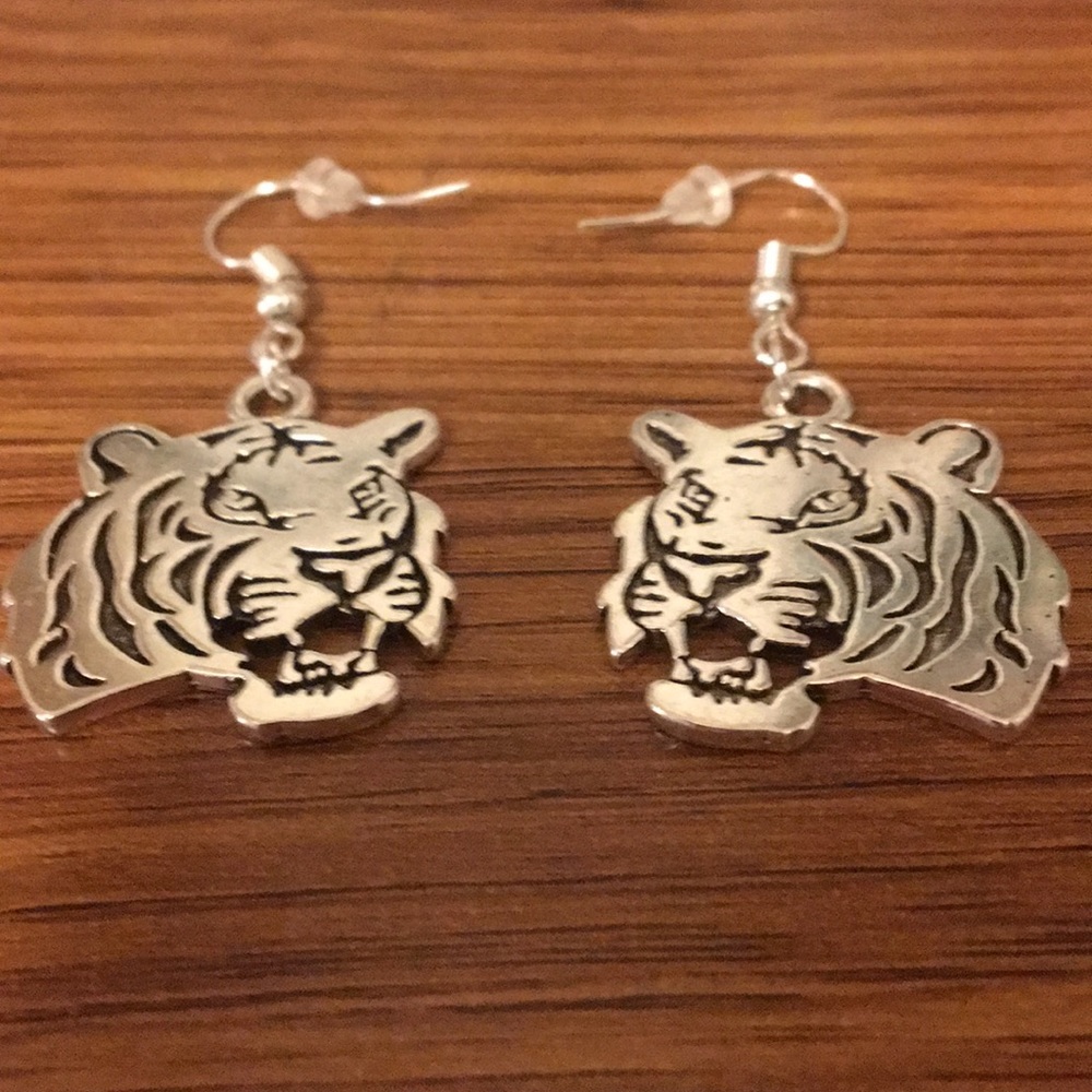 Tiger earrings